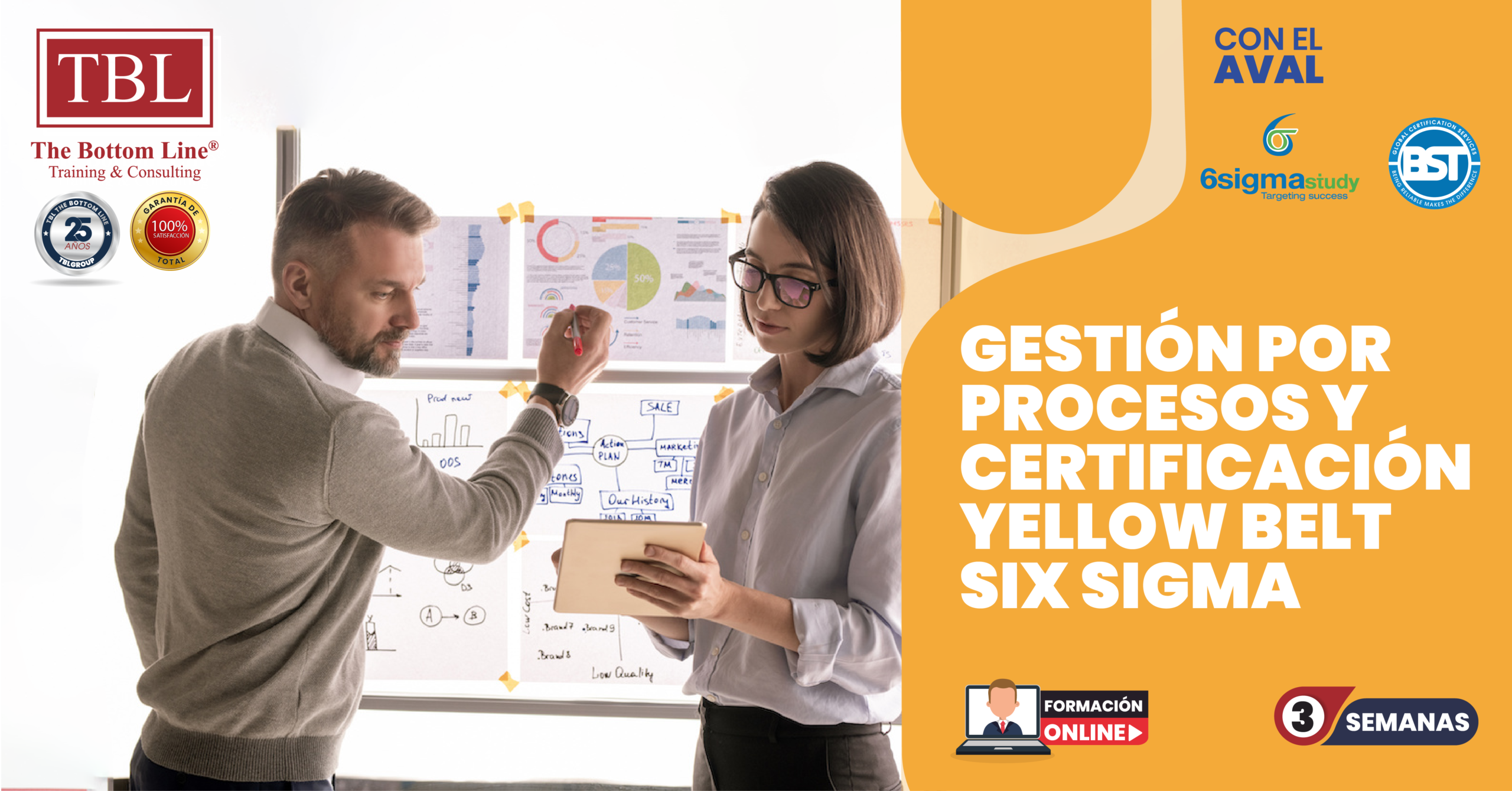 Gestión Por Procesos y Certificación Yellow Belt Six Sigma