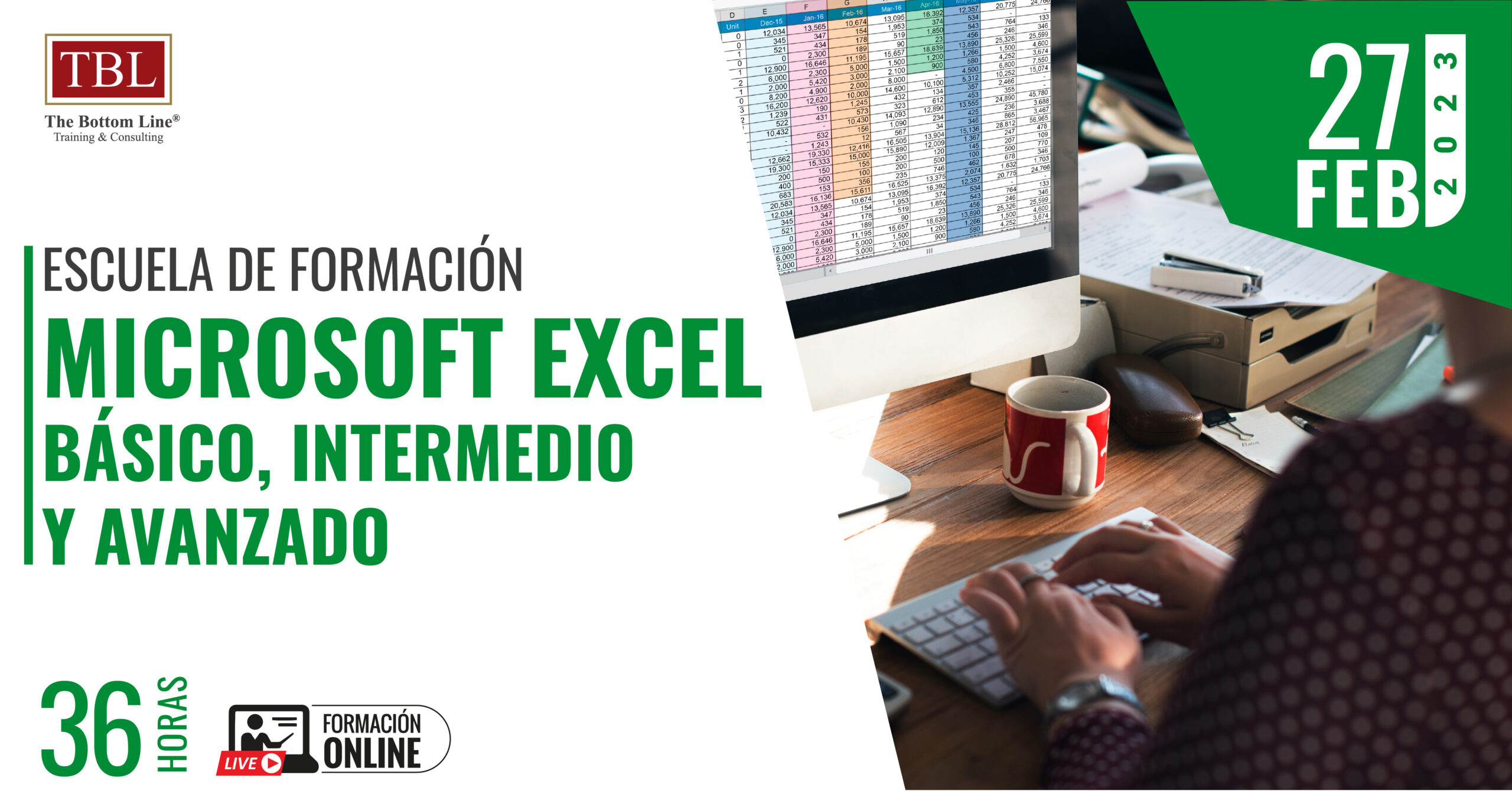 Microsoft Excel: Básico, Intermedio y Avanzado
