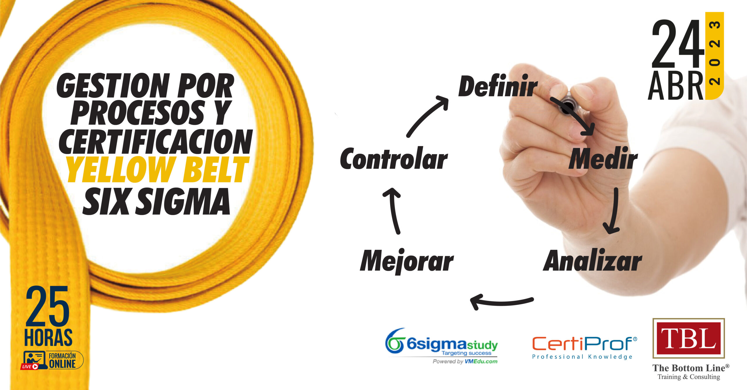 Gestión por Procesos y Certificación Yellow Belt Six Sigma TBL